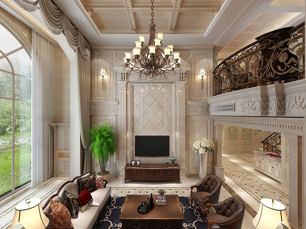佛山市頤安&middot;天璟名庭歐式風(fēng)格別墅裝修案例