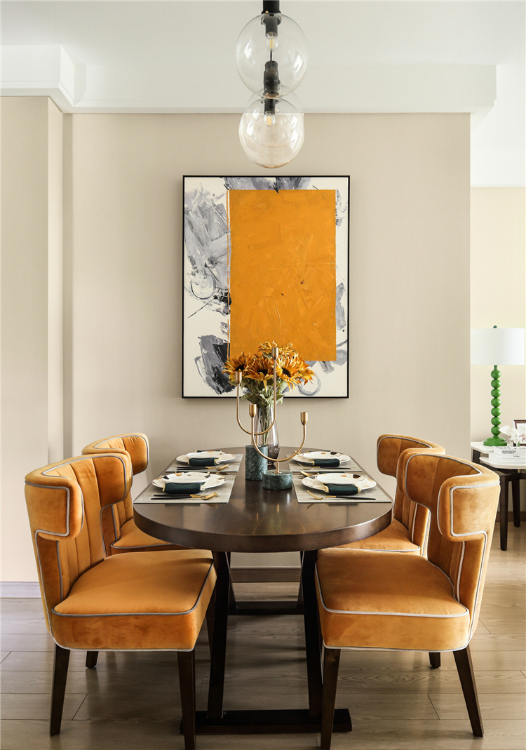 現(xiàn)代輕奢風(fēng)格室內(nèi)家裝案例效果圖-餐廳 現(xiàn)代輕奢風(fēng)格室內(nèi)家裝案例效果圖-餐廳