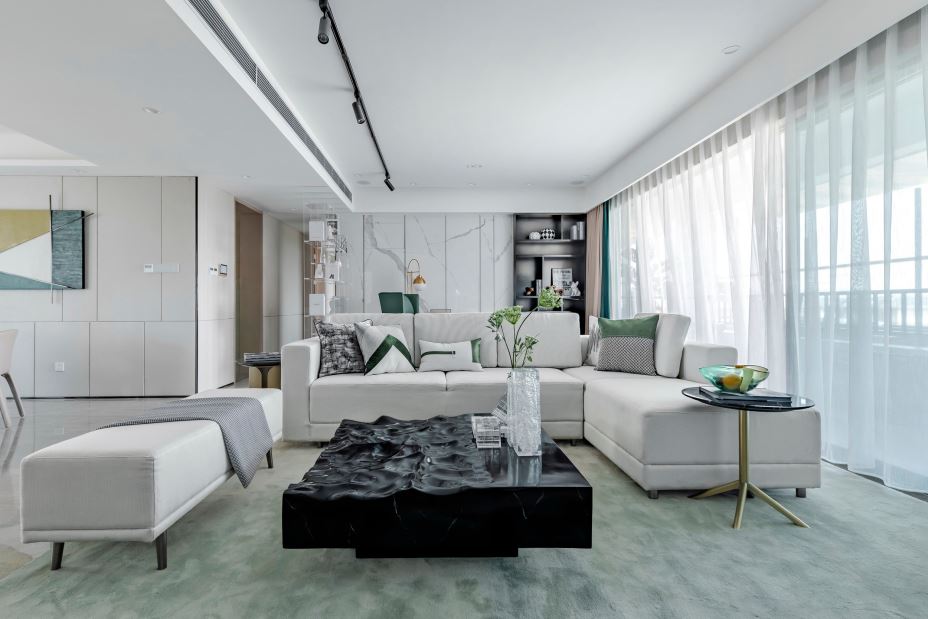 江門市東方明珠輕奢風格四居室裝修案例