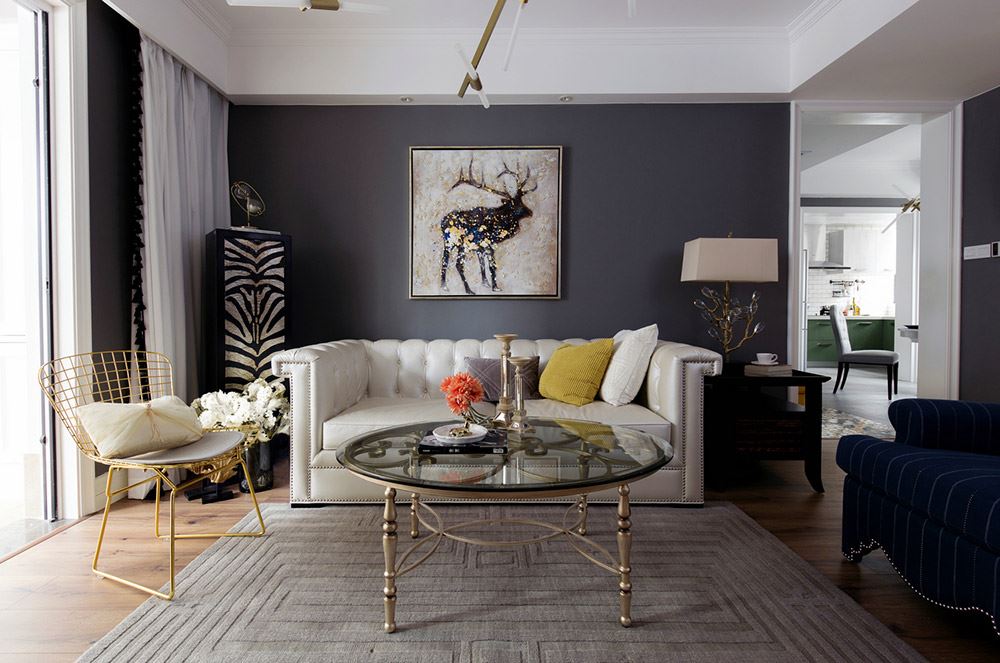 昭通市長城小區(qū)歐式風(fēng)格三居室裝修案例