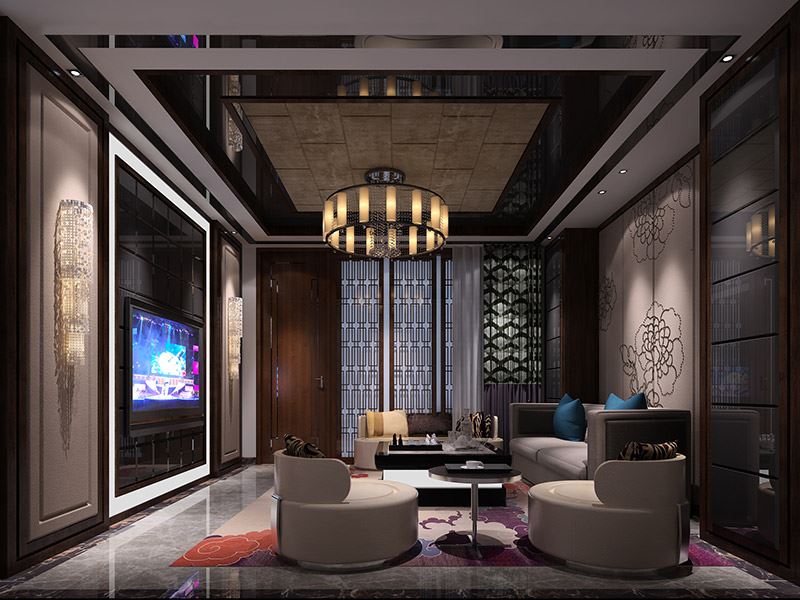 佛山市金地&middot;中南&middot;新城大境新古典風(fēng)格別墅裝修案例