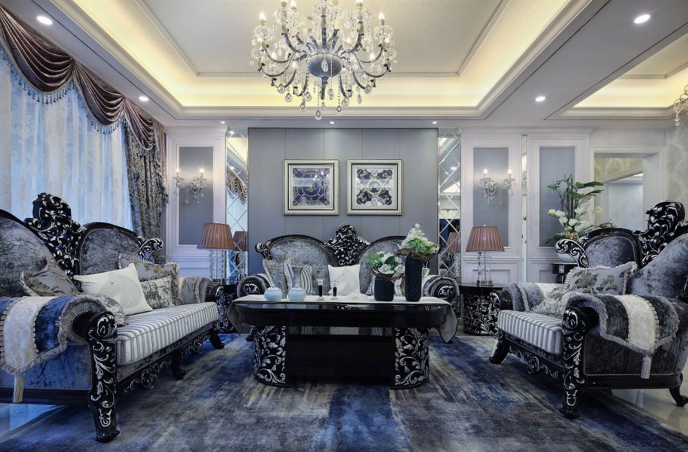 汕頭市灣璟名筑輕奢風格三居室裝修案例