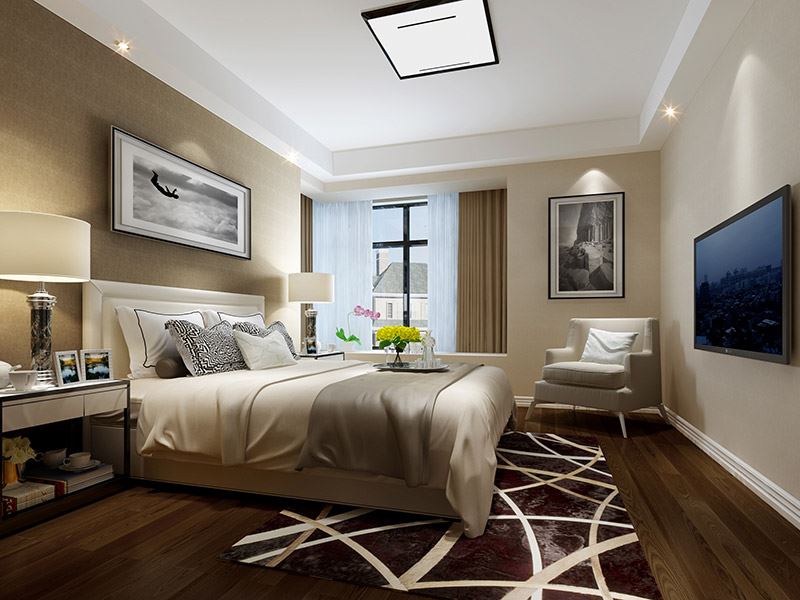 河源市華南城十里東岸四期洋房現(xiàn)代簡(jiǎn)約風(fēng)格三居室裝修案例