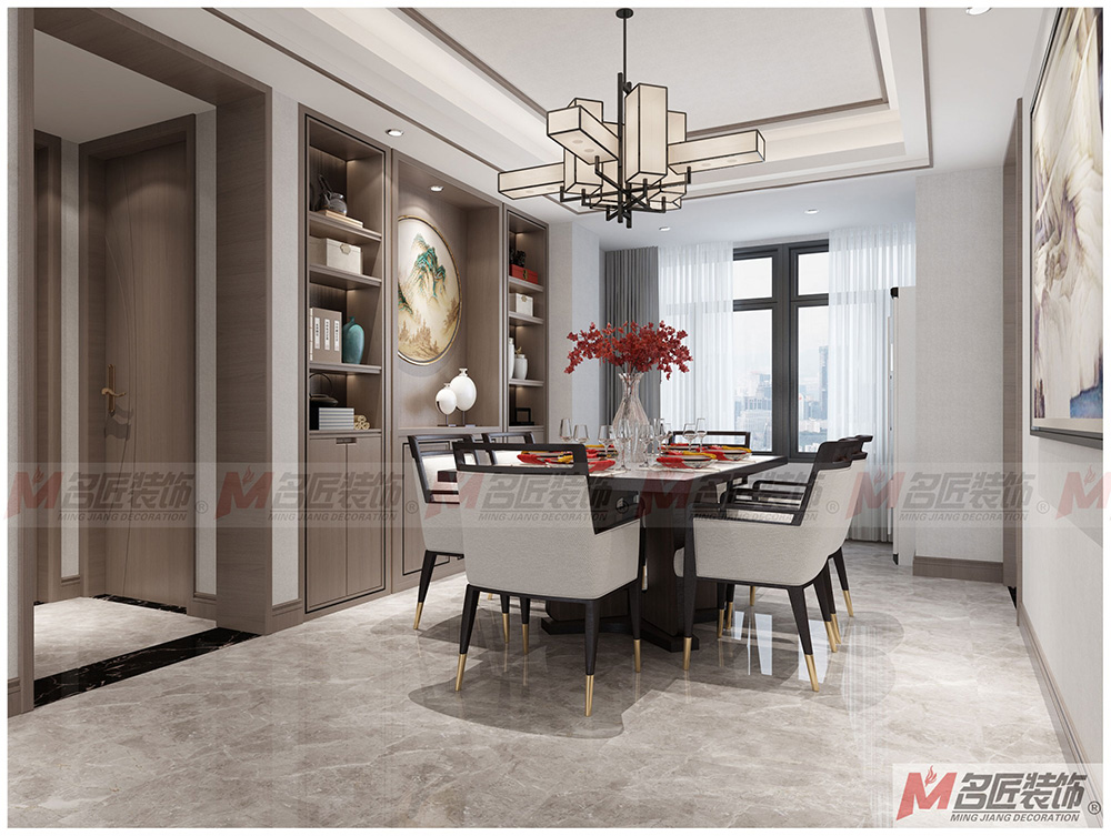 現(xiàn)代前衛(wèi)風(fēng)格室內(nèi)裝修效果圖-金色海岸三居132平米-餐廳 現(xiàn)代前衛(wèi)風(fēng)格室內(nèi)裝修效果圖-金色海岸三居132平米-餐廳