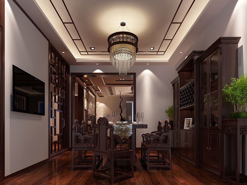 曲靖市世紀濤岸新古典風格四居室裝修案例