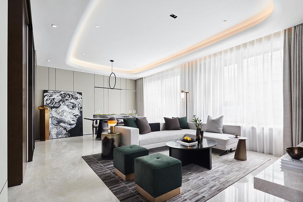 現(xiàn)代簡約風格別墅室內(nèi)設計家裝案例-客廳 現(xiàn)代簡約風格別墅室內(nèi)設計家裝案例-客廳