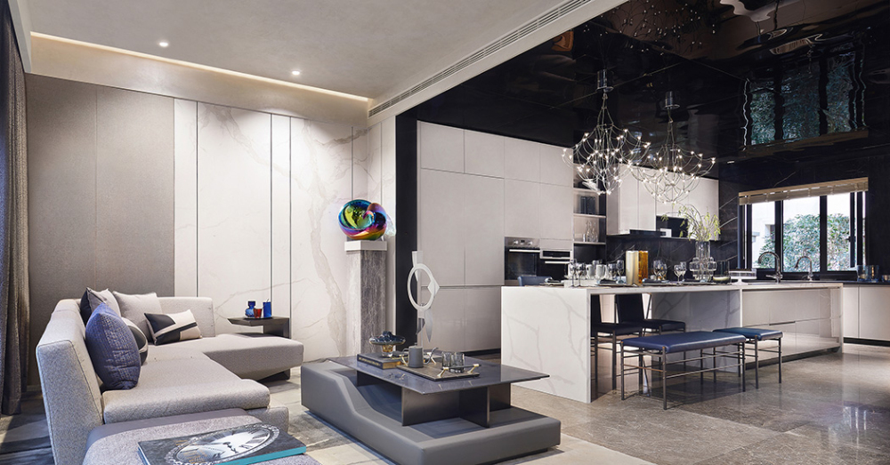 摩登前衛(wèi)風格別墅家裝案例效果圖-客餐廳 摩登前衛(wèi)風格別墅家裝案例效果圖-客餐廳