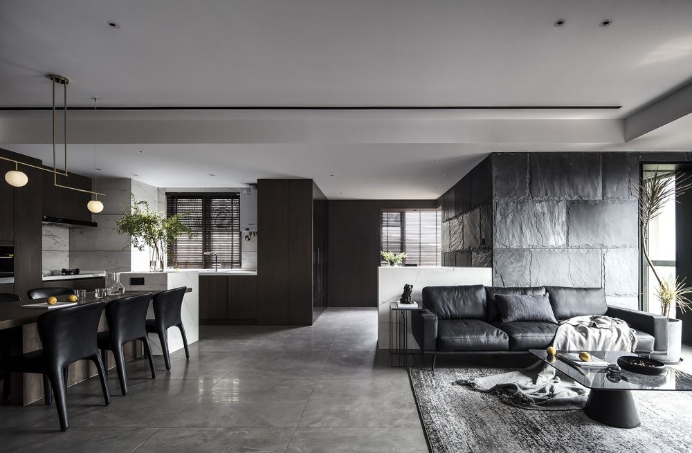 佛山市旭輝恒基鉑仕灣現(xiàn)代簡(jiǎn)約風(fēng)格四居室裝修案例