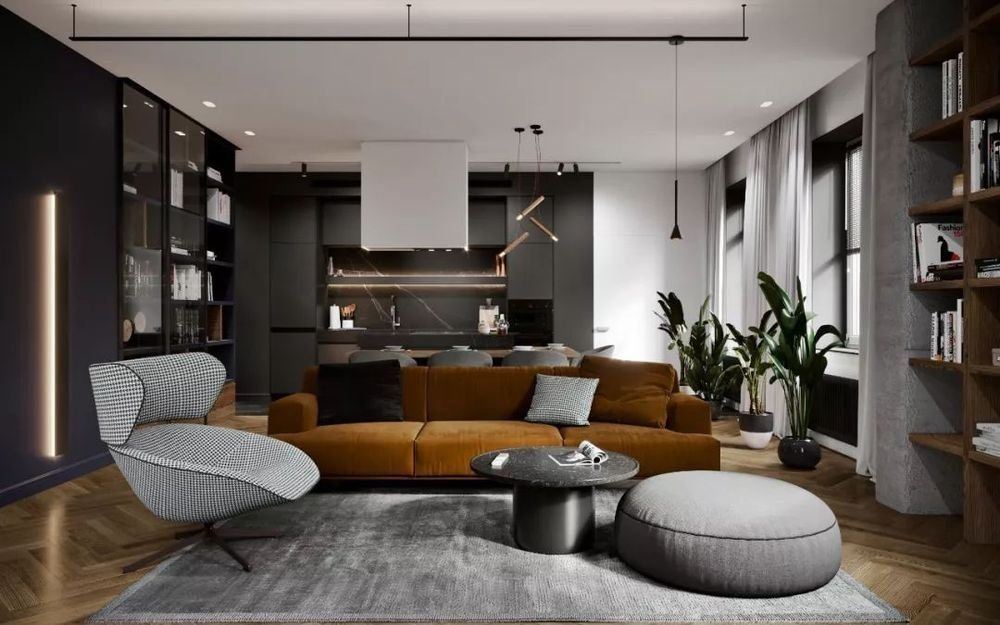 昭通市地稅局家屬房北歐風(fēng)格三居室裝修案例