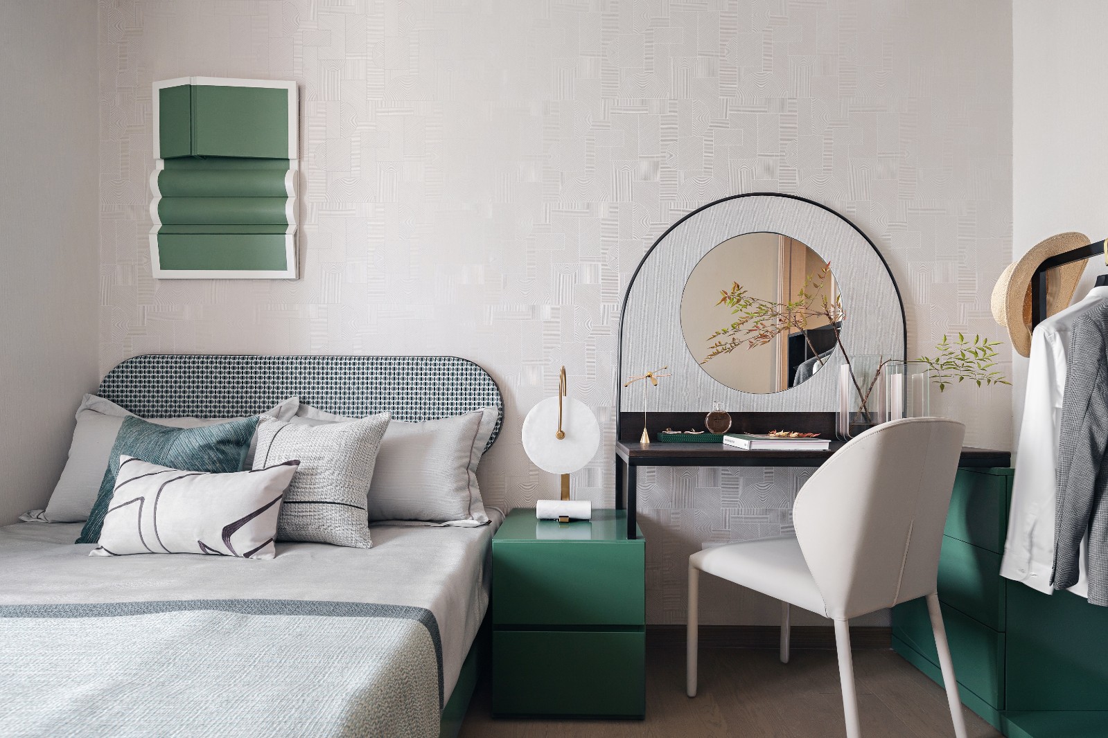 現(xiàn)代輕奢風(fēng)格室內(nèi)設(shè)計(jì)家裝案例-主臥 現(xiàn)代輕奢風(fēng)格室內(nèi)設(shè)計(jì)家裝案例-主臥