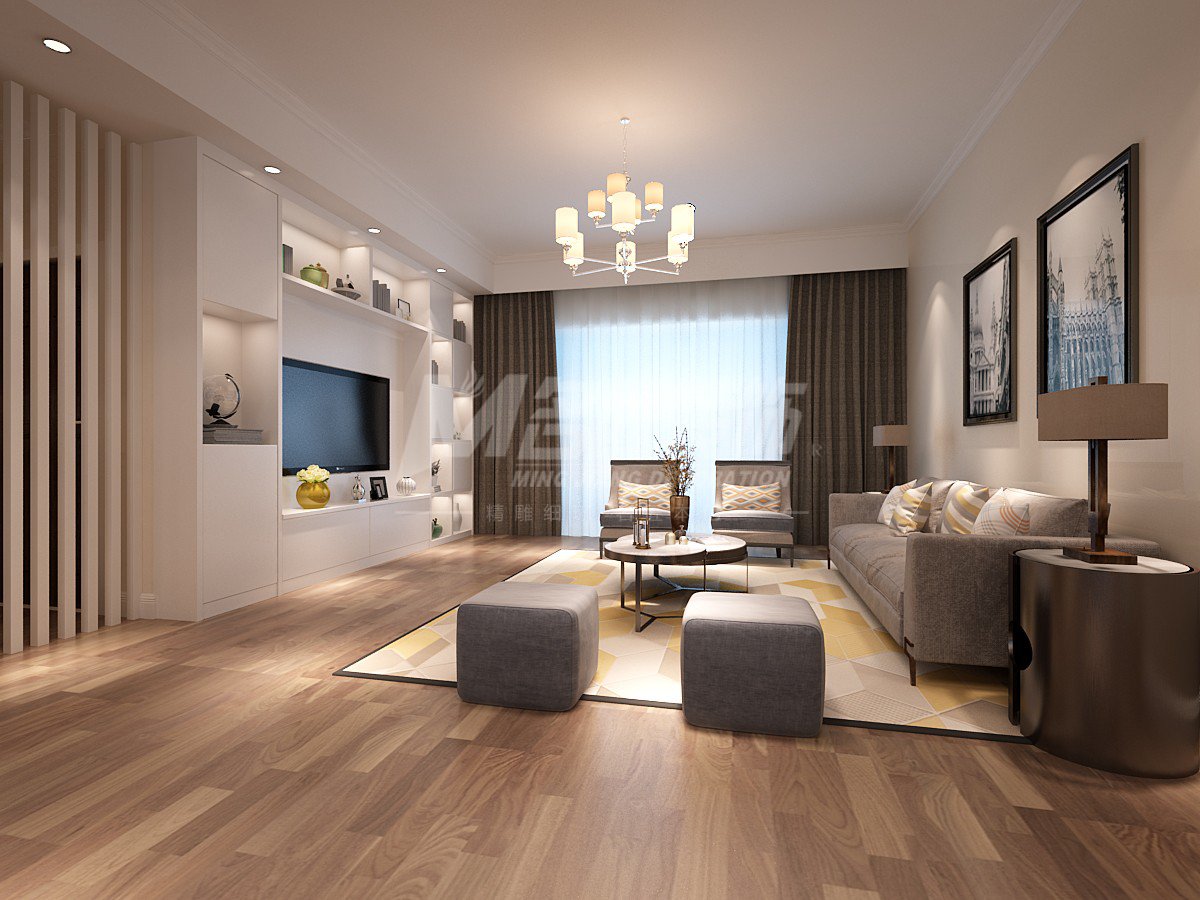 嘉興市碧桂園&middot;楓景尚院現(xiàn)代風(fēng)格三居室裝修案例