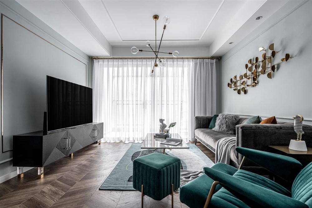 江門(mén)市五邑碧桂園北歐風(fēng)格三居室裝修案例