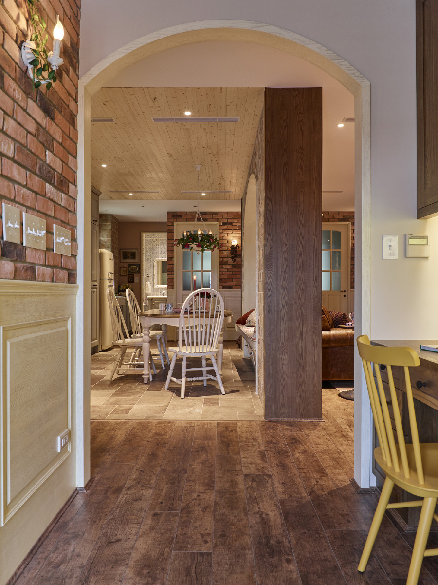 南航碧花園別墅360平米田園風(fēng)格裝修案例-花園玄關(guān) 南航碧花園別墅360平米田園風(fēng)格裝修案例-花園玄關(guān)