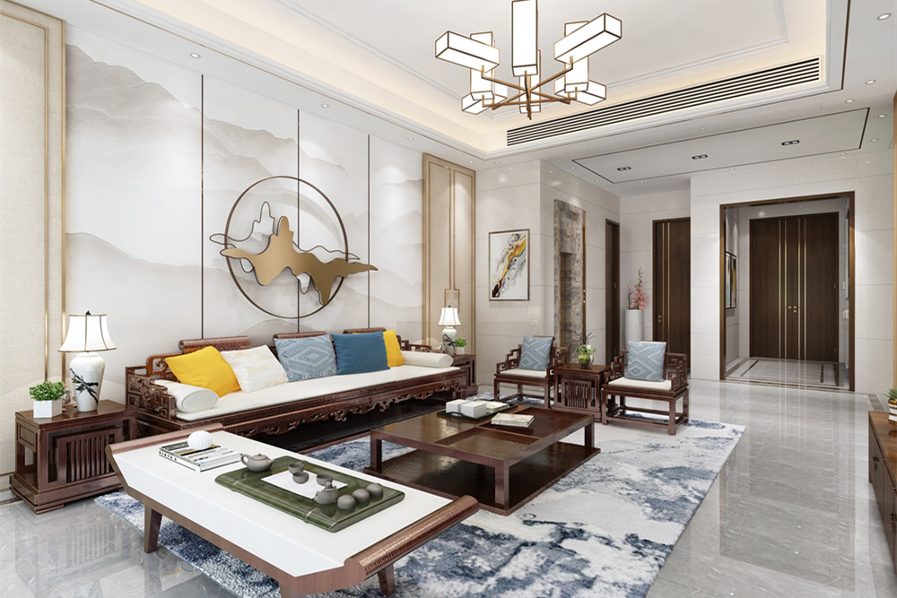 江門(mén)301平米以上新中式風(fēng)格裝修設(shè)計(jì)案例