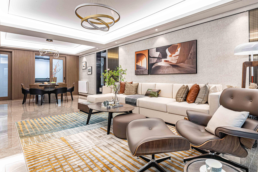 廣州市富力泉天下新中式風(fēng)格四居室裝修案例