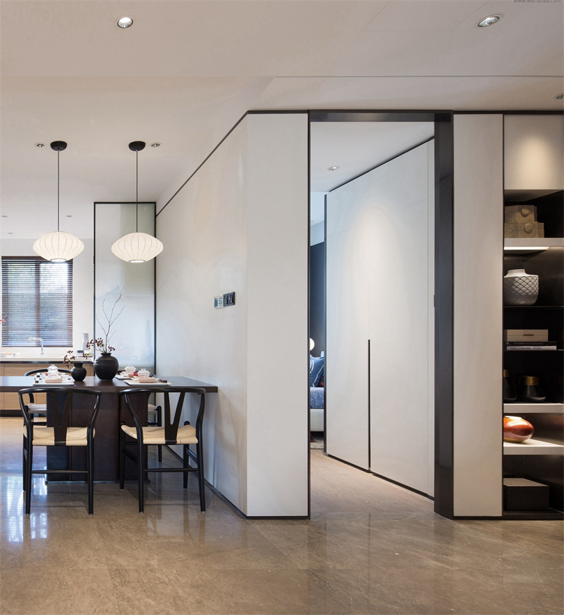 廣州市梅花村小區(qū)新中式風(fēng)格四居室裝修案例