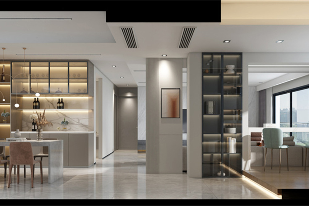 廣州市云溪四季現(xiàn)代簡約風(fēng)格三居室裝修案例