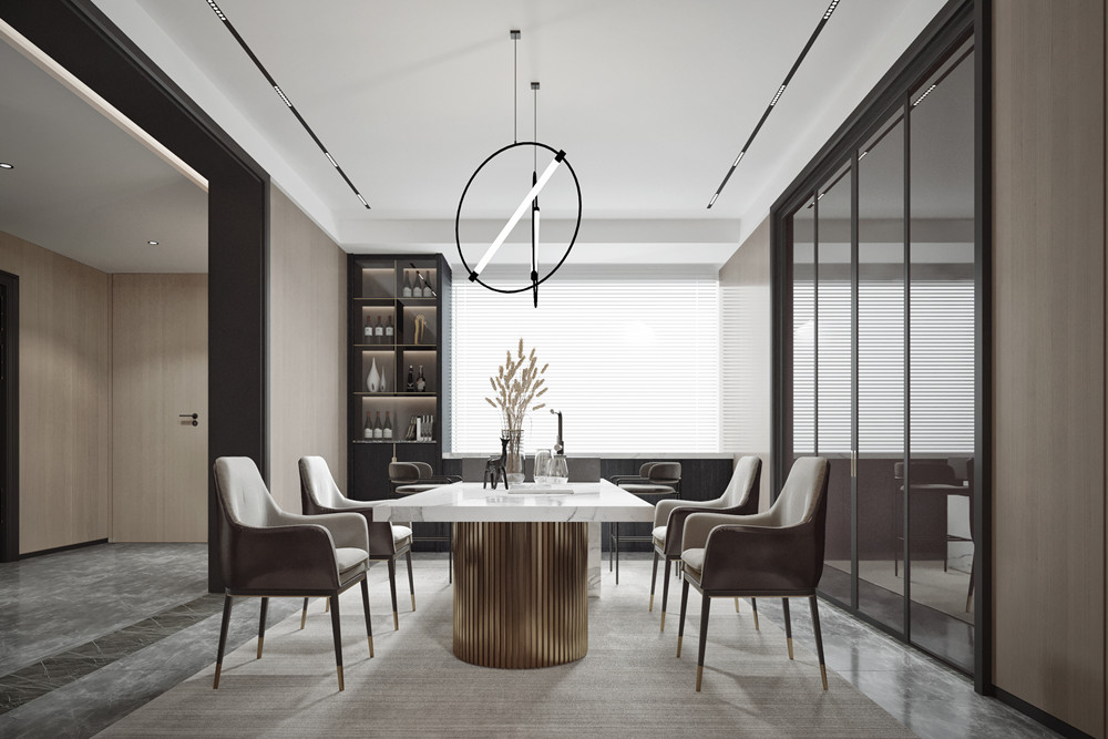 綿陽201-300平米現(xiàn)代簡約風格中央公園室內(nèi)設計效果圖