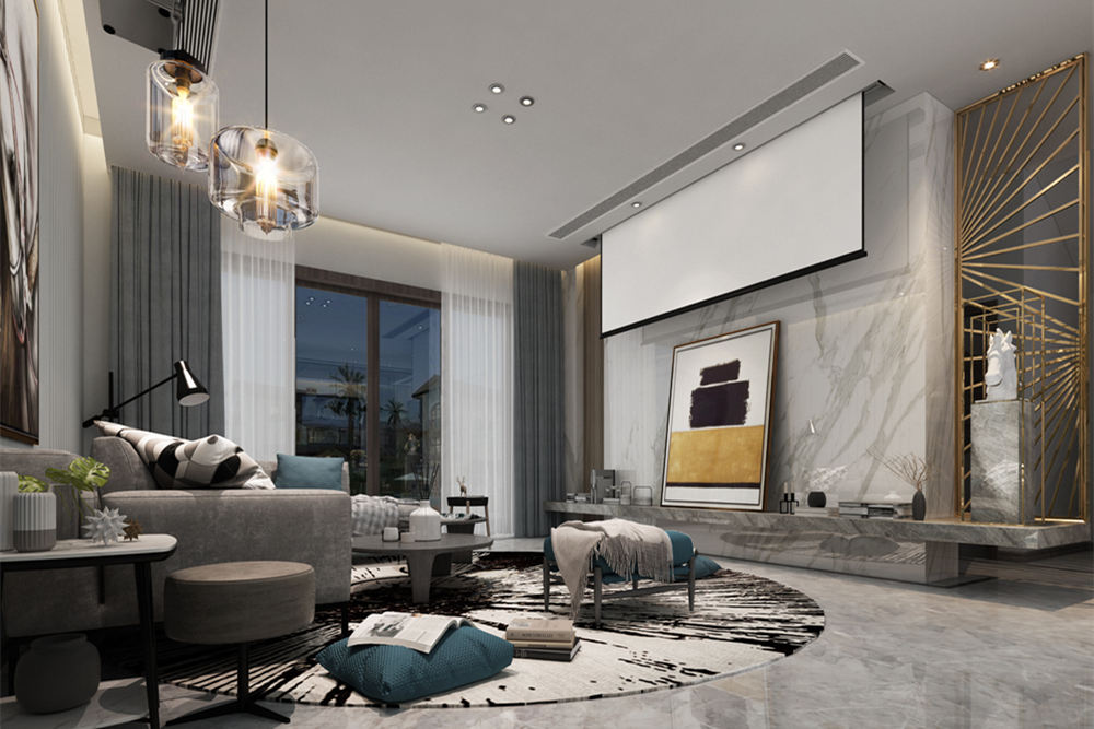 韶關(guān)201-300平米現(xiàn)代簡約風格碧桂園家裝設計效果圖