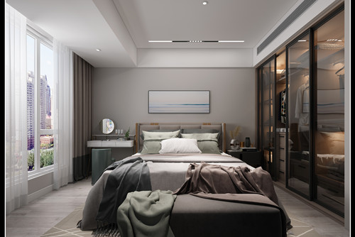 玉林市凱旋世紀(jì)廣場(chǎng)現(xiàn)代簡(jiǎn)約風(fēng)格三居室裝修案例