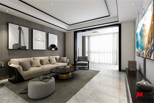 德陽市天悅灣.現(xiàn)代簡約風(fēng)格三居室裝修案例