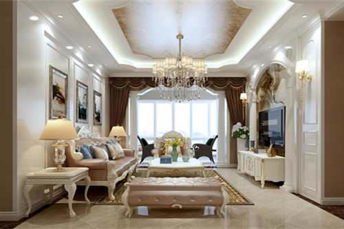 德陽101-200平米歐式風(fēng)格乾坤天悅家裝設(shè)計(jì)案例
