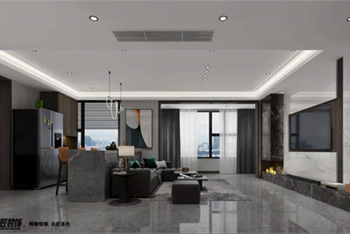 德陽市蒼海小區(qū)現(xiàn)代簡(jiǎn)約風(fēng)格三居室裝修案例