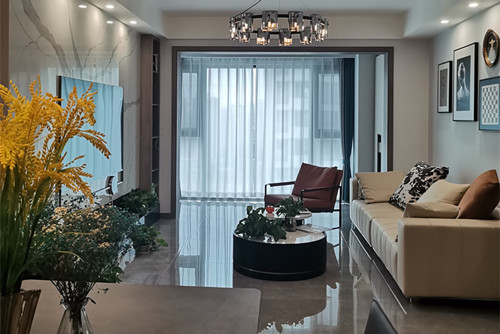 德陽市國稅局家屬區(qū)(羅江)現(xiàn)代簡約風(fēng)格三居室裝修案例