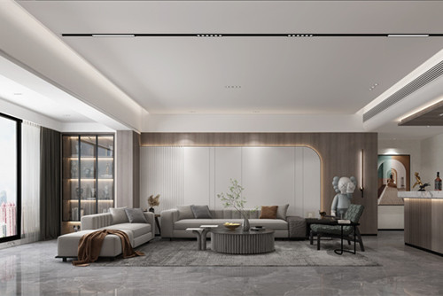 潮州市北園路8號(hào)小區(qū)現(xiàn)代簡(jiǎn)約風(fēng)格四居室裝修案例