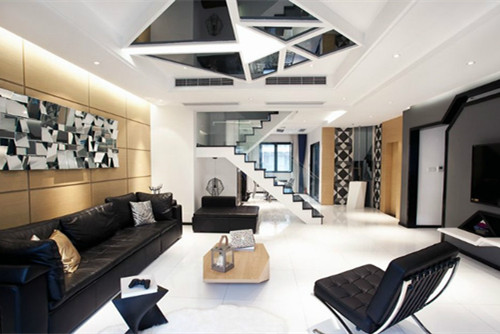 陽江市正德玥瓏灣現(xiàn)代簡約風格三居室裝修案例