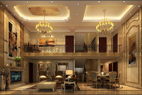 ?？?01-300平米歐式風格觀瀾湖官邸室內裝修設計案例
