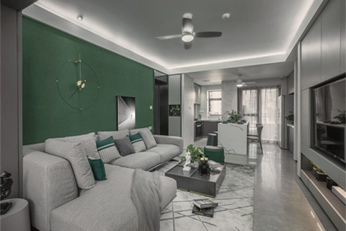 ?？谑幸▓@現(xiàn)代簡(jiǎn)約風(fēng)格三居室裝修案例