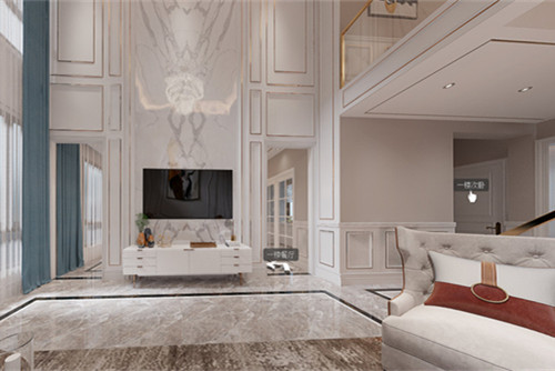 自貢市帥旗&middot;紫晶悅城美式風格別墅裝修案例