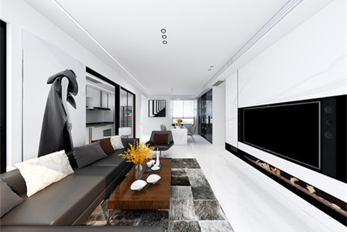 自貢201-300平米現(xiàn)代簡約風格晶澤云璽裝修設計案例