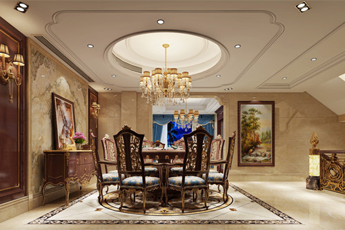 泰州301平米以上歐式風格地中?；▓@家裝設計效果圖