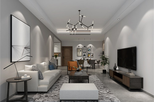 惠州市中信水岸城現(xiàn)代簡(jiǎn)約風(fēng)格三居室裝修案例