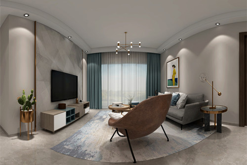 惠州市中信水岸城現(xiàn)代簡(jiǎn)約風(fēng)格三居室裝修案例