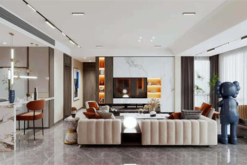 樂山101-200平米輕奢風格室內設計效果圖