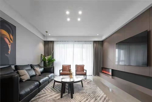 云浮市安居樓現(xiàn)代簡約風(fēng)格三居室裝修案例