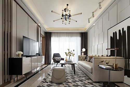 揭陽(yáng)市濱湖花園現(xiàn)代簡(jiǎn)約風(fēng)格三居室裝修案例