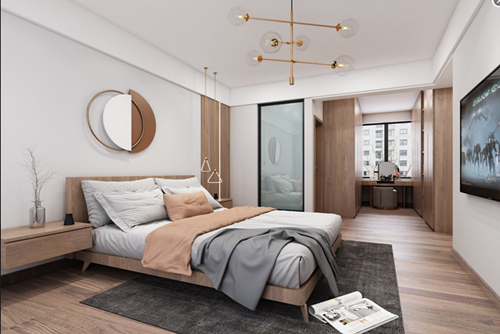 南平市鉑悅花園北歐風格復(fù)式裝修案例