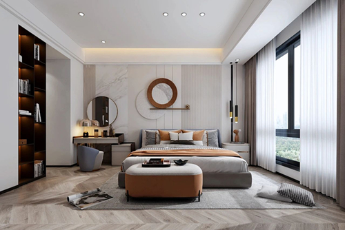 福州市龍湖&middot;云峰原著現(xiàn)代風格三居室裝修案例