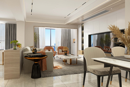 廣州市保利天悅現(xiàn)代簡約風(fēng)格三居室裝修案例