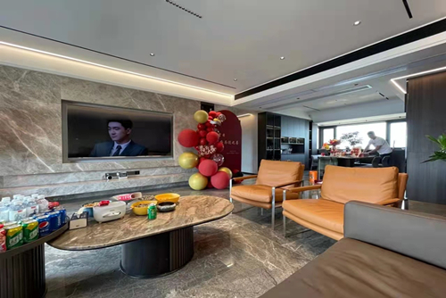 河源市東江首府輕奢風(fēng)格四居室裝修案例