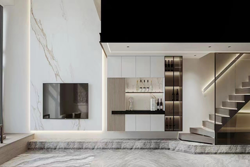 清遠(yuǎn)市勝利雅苑現(xiàn)代簡約風(fēng)格復(fù)式裝修案例