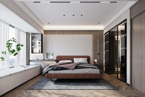 ?？谑幸▓@現(xiàn)代簡(jiǎn)約風(fēng)格平層裝修案例