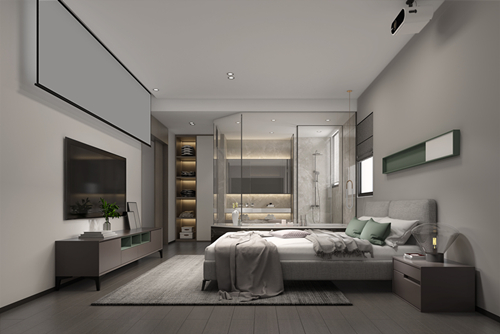 ?？谑斜＠醒牒０冬F(xiàn)代簡約風(fēng)格四居室裝修案例