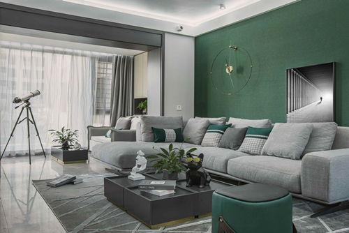 ?？谑谐尚披愒番F(xiàn)代簡(jiǎn)約風(fēng)格三居室裝修案例