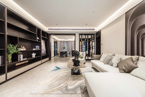 ?？谑邪埠Ｐ麓瀣F(xiàn)代簡約風(fēng)格四居室裝修案例