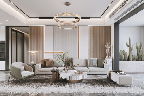 江門市鶴山碧桂園別墅現(xiàn)代風(fēng)格三居室裝修案例